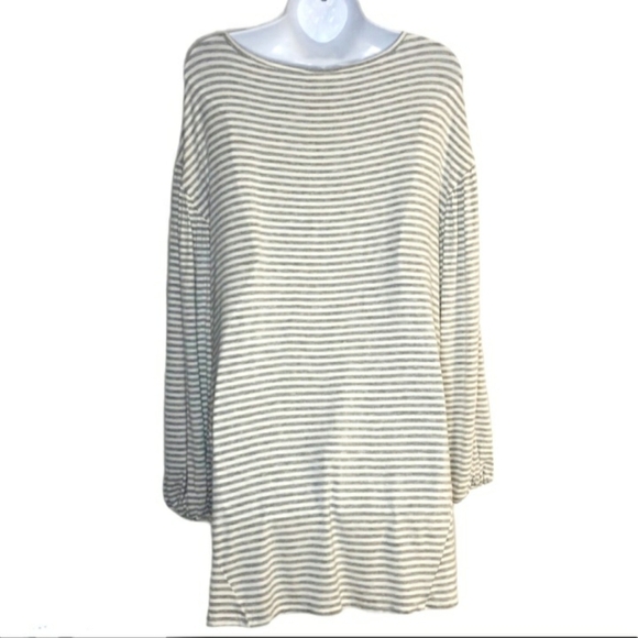 Isabel Maternity Stripes Long Sleeves Shirt Size L - Picture 2 of 8